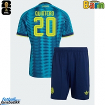 Colombia Juan Fernando Quintero #20 Bortedraktsett Barn EM 2024 Kortermet (+ Korte bukser)